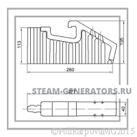 Колосник поворотный тип К 398.3.08