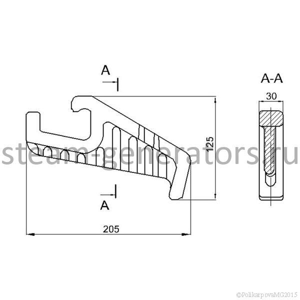 Колосник поворотный тип И 398.3.06