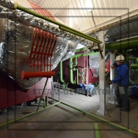 Модульная котельная  на твердом топливе