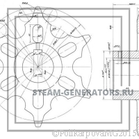 Чертеж звездочки транспортера ТС 00.5769.021