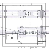 Чертеж цепь транспортера ТС