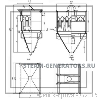Чертеж циклона БЦ 259-(6x7)