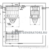 Чертеж циклона БЦ 512-3-(12x6)