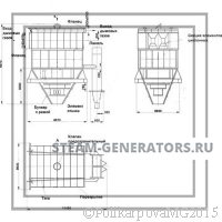 Чертеж циклона БЦ Р-512-6-(12x12)