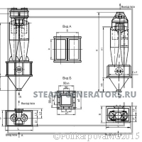 Чертеж циклона ЦН-15-300-2УП