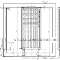 Чертеж водогрейного котла 200 кВт