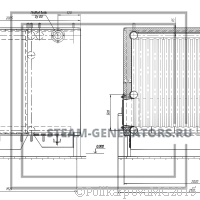 Чертеж водогрейного котла 500 кВт