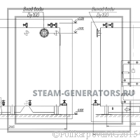 Чертеж дровяного котла 700 кВт