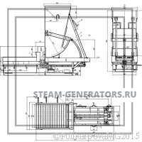 Чертеж топки механической ТШПМ-1,45