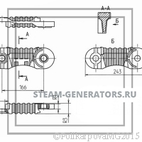 Чертеж колосника ведомого Т 24.06.001