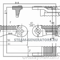 Чертеж колосника ведущего левого Т 24.06.003