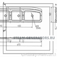 Чертеж уплотнения правого Т 15.01.001