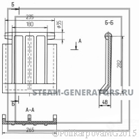 Чертеж колосника шлакоснимателя Т 22.00.007 А
