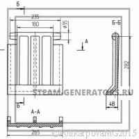 Чертеж колосника шлакоснимателя Т 22.00.007 А