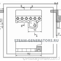 Чертеж держателя левого Т 9.05.001