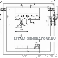 Чертеж держателя правого Т 220.13.003