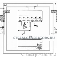 Чертеж держателя правого Т 9.05.002