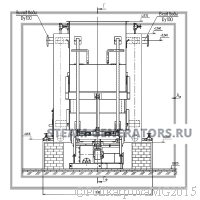 Чертеж водогрейного угольного котла 1,2 МВт