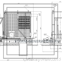Чертеж водогрейного угольного котла 1,6 МВт