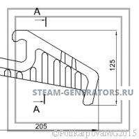 Чертеж колосника поворотного тип И 398.3.06