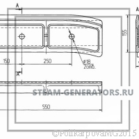 Чертеж уплотнения заднего правого Т 22.01.002