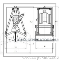 Чертеж грейфера угольного