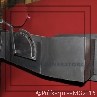 Газоход водогрейного угольного котла без дымососа