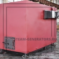 Водогрейный угольный котел без дымососа