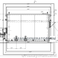 Чертеж водогрейного газового котла 2,5 МВт