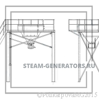 Чертеж бункера шлака