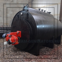 Паровой котел 1 т пара в час на газе