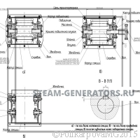 Чертеж золошлакоудаления УСШ. Разрезы